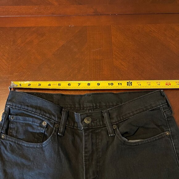 Levis Mens Black Slim Fit 511 Jeans W31 L32 Denim - Picture 6 of 9
